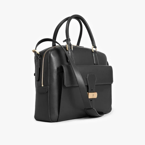 Porte-documents Contemporain Noir 3 Porte-documents Contemporain Noir – Image 3