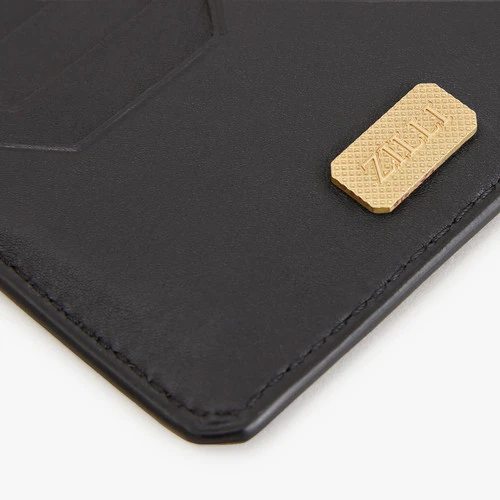 Porte-cartes De Crédit CC7 En Veau Noir 3 Porte-cartes De Crédit CC7 En Veau Noir – Image 3