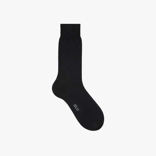 Chaussettes Courtes Noires En Laine Et Cachemire 2 Chaussettes Courtes Noires En Laine Et Cachemire – Image 2