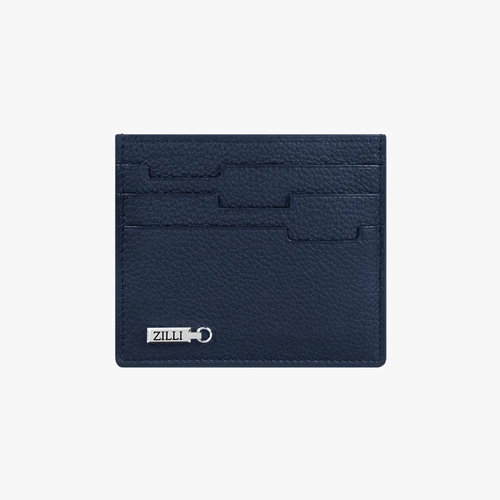 Porte-cartes CC7 En Veau Grainé Marine 1 Porte-cartes CC7 En Veau Grainé Marine