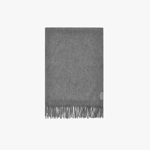 Echarpe à Franges Oniro Gris Perle Et Craie, Imprimé « Griffon Mirror » 2 Echarpe à Franges Oniro Gris Perle Et Craie, Imprimé « Griffon Mirror » – Image 2