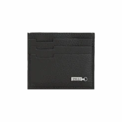 Porte-cartes De Crédit CC7 En Peau De Cerf Gris Anthracite