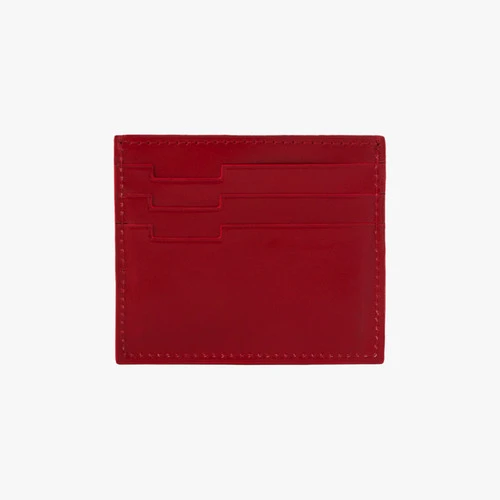 Porte-cartes CC7 En Veau Box Rouge 2 Porte-cartes CC7 En Veau Box Rouge – Image 2