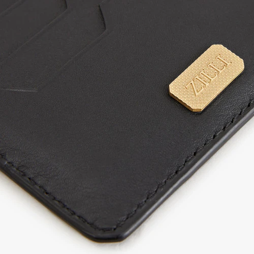 Porte-cartes De Crédit CC7 GM En Cuir De Veau Noir 3 Porte-cartes De Crédit CC7 GM En Cuir De Veau Noir – Image 3