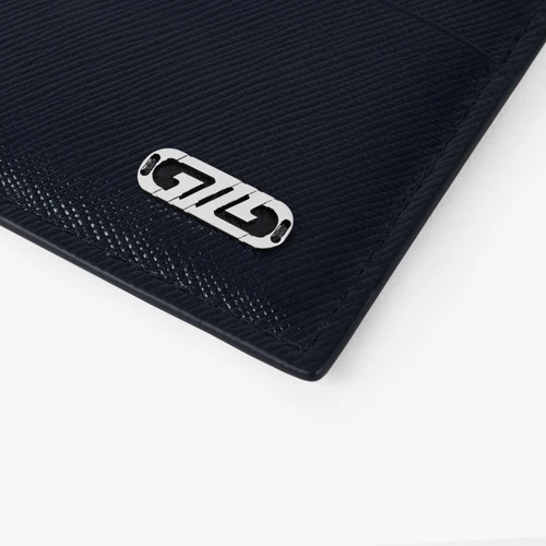 Porte-cartes CC5 En Veau Saffiano Marine 5 Porte-cartes CC5 En Veau Saffiano Marine – Image 5