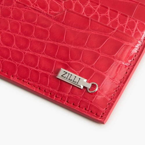 Porte-cartes De Crédit CC7 En Crocodile Red Bubble 4 Porte-cartes De Crédit CC7 En Crocodile Red Bubble – Image 4