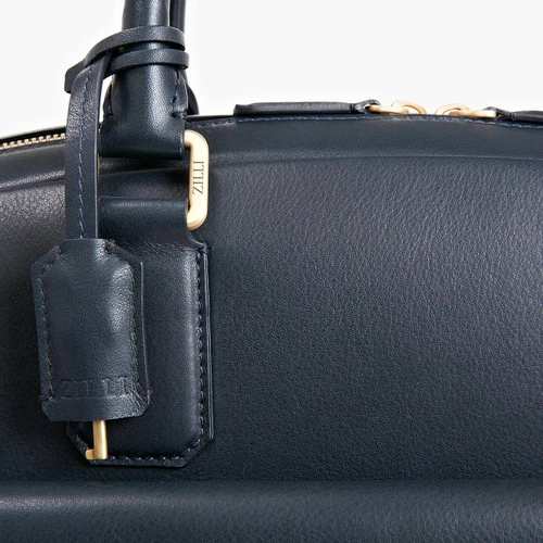 Porte-documents Contemporain Bleu Marine 7 Porte-documents Contemporain Bleu Marine – Image 7