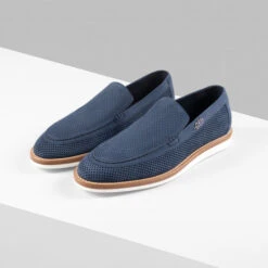 Loafers Bleu Jean En Veau Velours Perforé 6 Loafers Bleu Jean En Veau Velours Perforé -Zilli Boutique 58990a4c875297b3ff8d74c22cb2b498559cc641 H0079AM1003VHA001N072 2 71317.1744381053