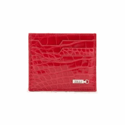 Porte-cartes De Crédit CC7 En Crocodile Red Bubble