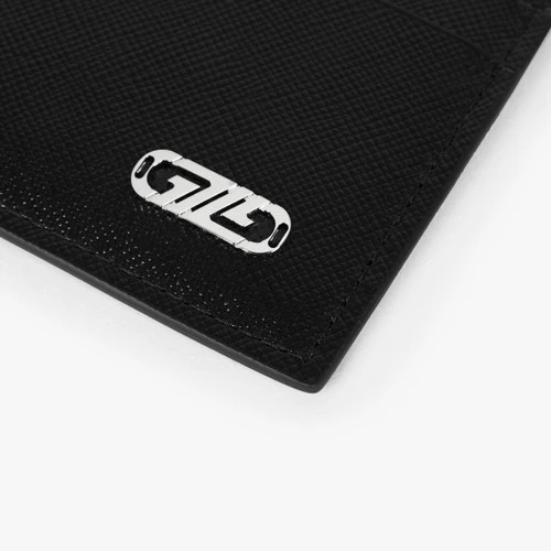 Porte-cartes CC5 En Veau Saffiano Noir 5 Porte-cartes CC5 En Veau Saffiano Noir – Image 5