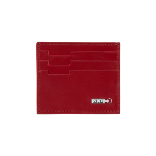 Porte-cartes CC7 En Veau Box Rouge 1 Porte-cartes CC7 En Veau Box Rouge