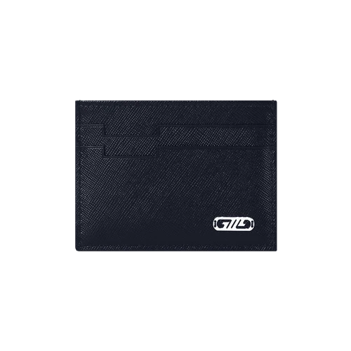Porte-cartes CC5 En Veau Saffiano Marine 1 Porte-cartes CC5 En Veau Saffiano Marine