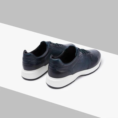 Baskets Vert Pin En Peau De Cerf Et De Veau 4 Baskets Vert Pin En Peau De Cerf Et De Veau – Image 4