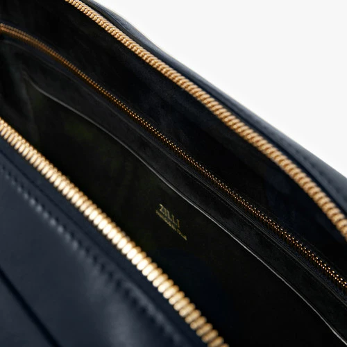 Sac à Provisions Bleu Marine, Avec Bandoulière 8 Sac à Provisions Bleu Marine, Avec Bandoulière – Image 8