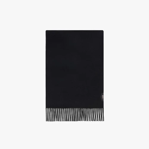 Echarpe à Franges Oniro Noir Et Gris, Imprimé « Griffon Losanges » 2 Echarpe à Franges Oniro Noir Et Gris, Imprimé « Griffon Losanges » – Image 2