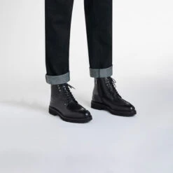 Bottines Noires En Veau Brossé -Zilli Boutique a759ef97ff4b8e20bc475ab458167a477c8187a0 H0040AM1038VCIC01N001 4 97263.1744381001