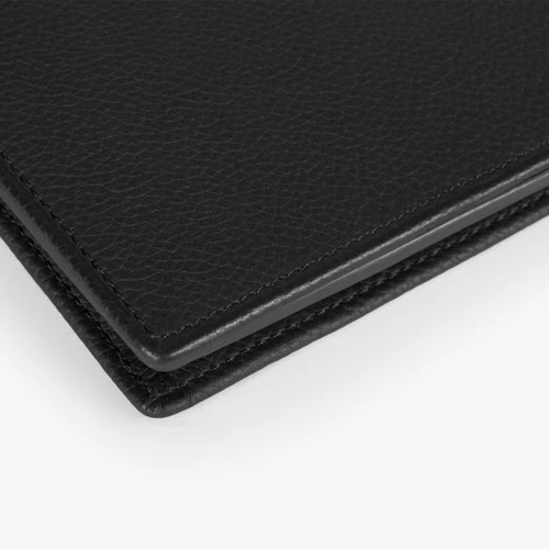 Portefeuille International Zippé En Veau Grainé Noir 5 Portefeuille International Zippé En Veau Grainé Noir – Image 5